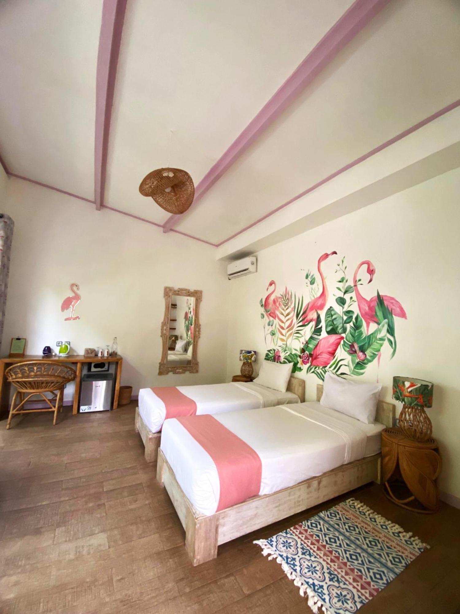Hotel Flamingo Gili Trawangan Exteriér fotografie