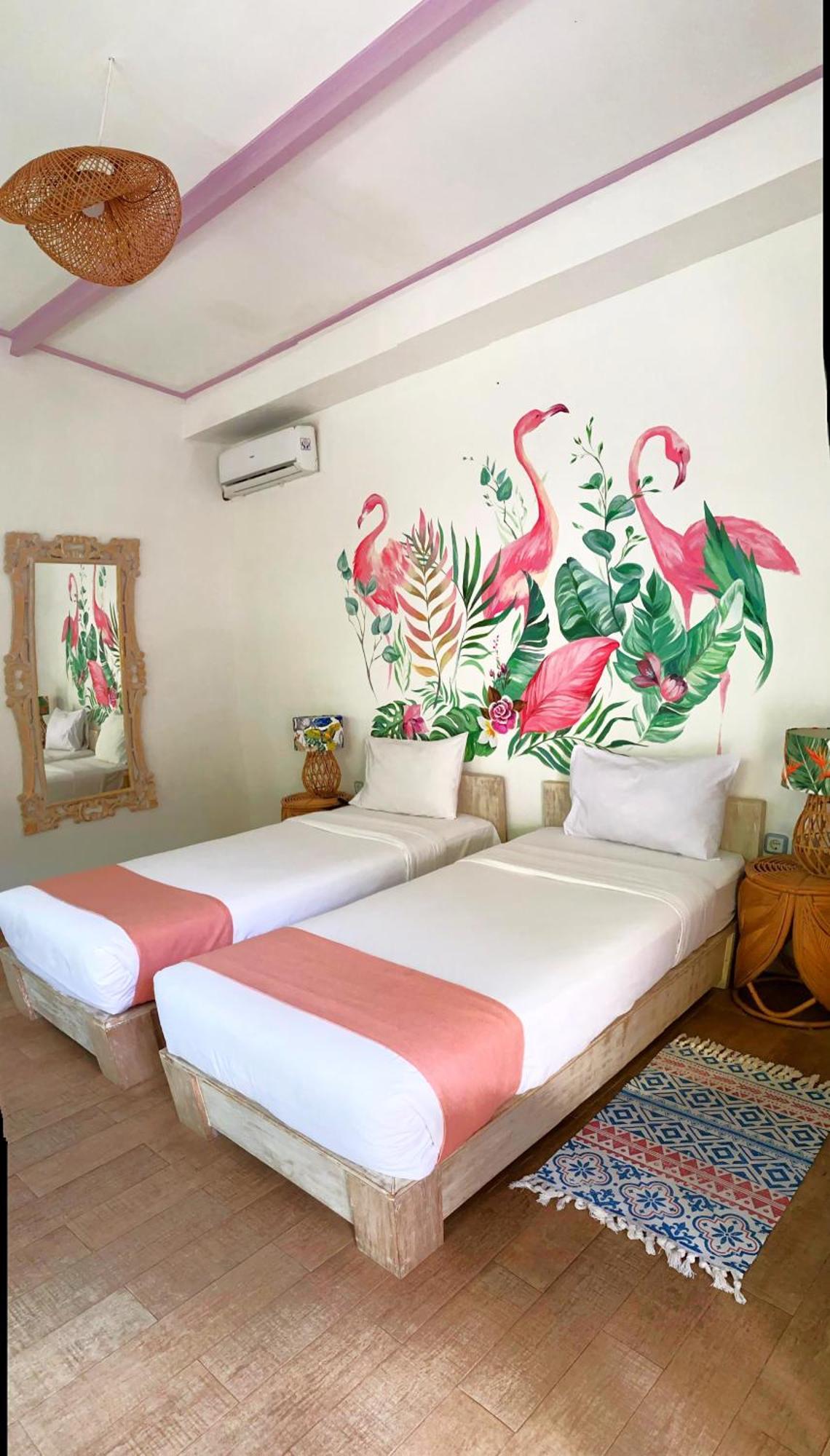 Hotel Flamingo Gili Trawangan Exteriér fotografie